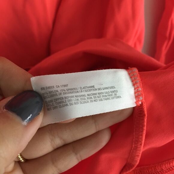 5/$15 Gapfit Coral Thumbhole Athletic Half‎ Zip Up - Picture 4 of 6